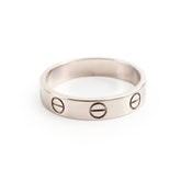 Cartier Love Ring Small Model Size 50 White Gold